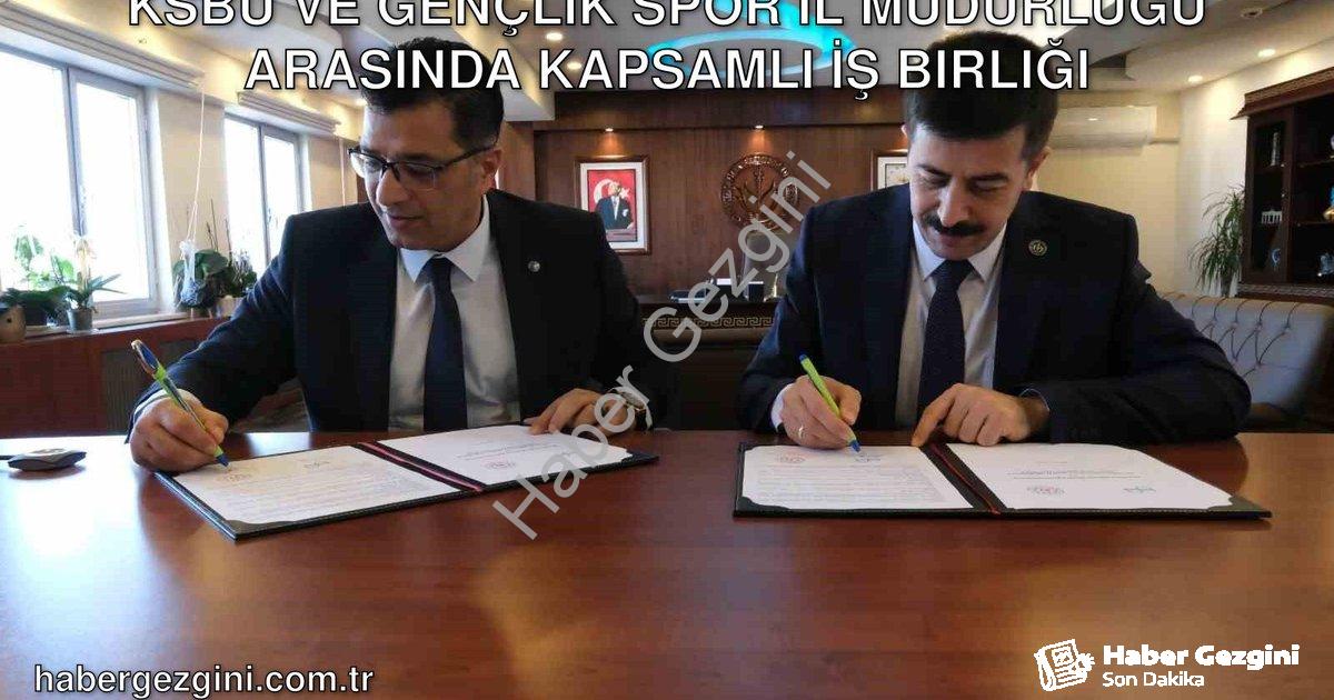 "KSBÜ ve Gençlik Spor İl Müdürlüğü Arasında Kapsamlı İş Birliği" başlıklı haber için fotorealistik,