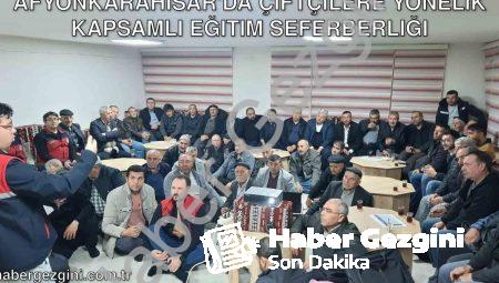 Afyonkarahisar’da Çiftçilere Yönelik Kapsamlı Eğitim Seferberliği