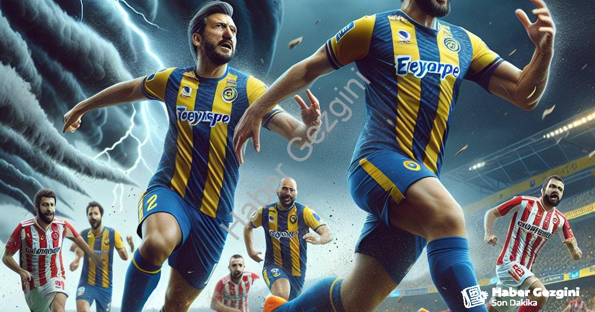 "Göztepe Deplasmanda Fırtına Gibi: Antalyaspor Engelini Aştı" başlıklı haber için fotorealistik, pro
