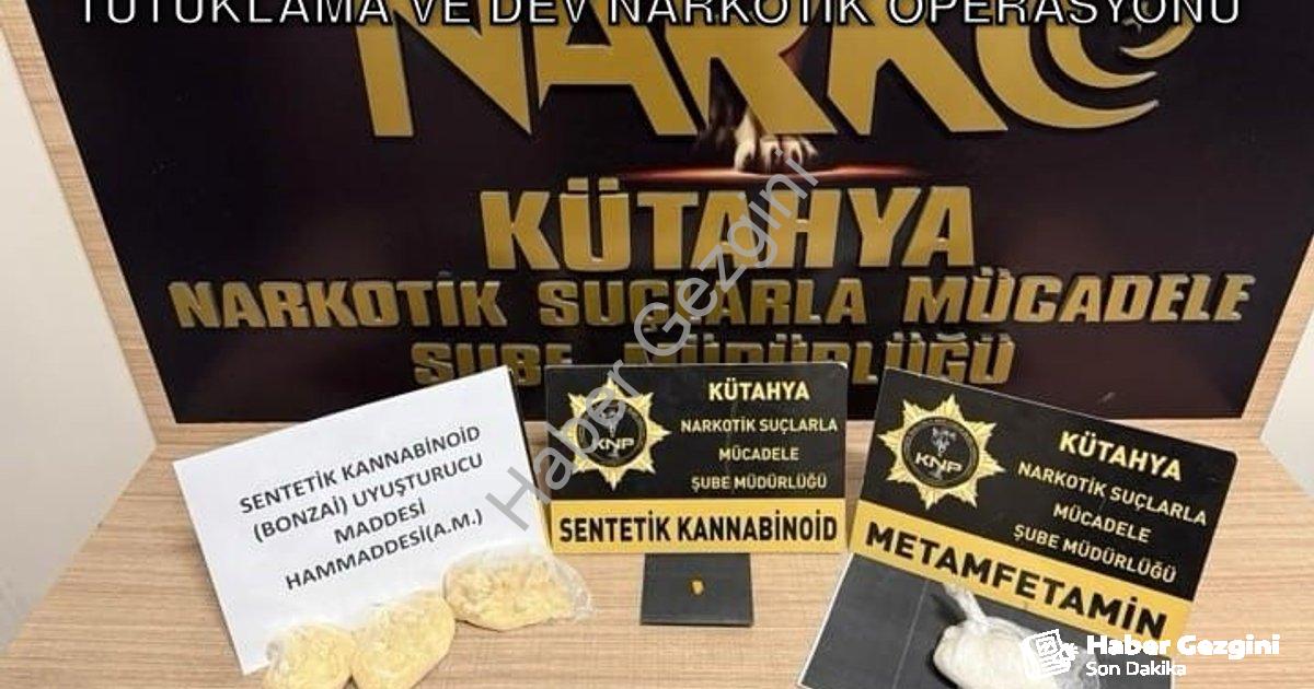 "Kütahya’da Suçlulara Geçit Yok: 22 Tutuklama ve Dev Narkotik Operasyonu" başlıklı haber için fotore
