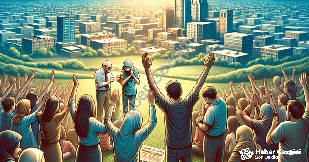 "Uşak'ta Yüreklere Su Serpen Haber: Kayıp Genç Sağ Salim Bulundu" başlıklı haber için fotorealistik,