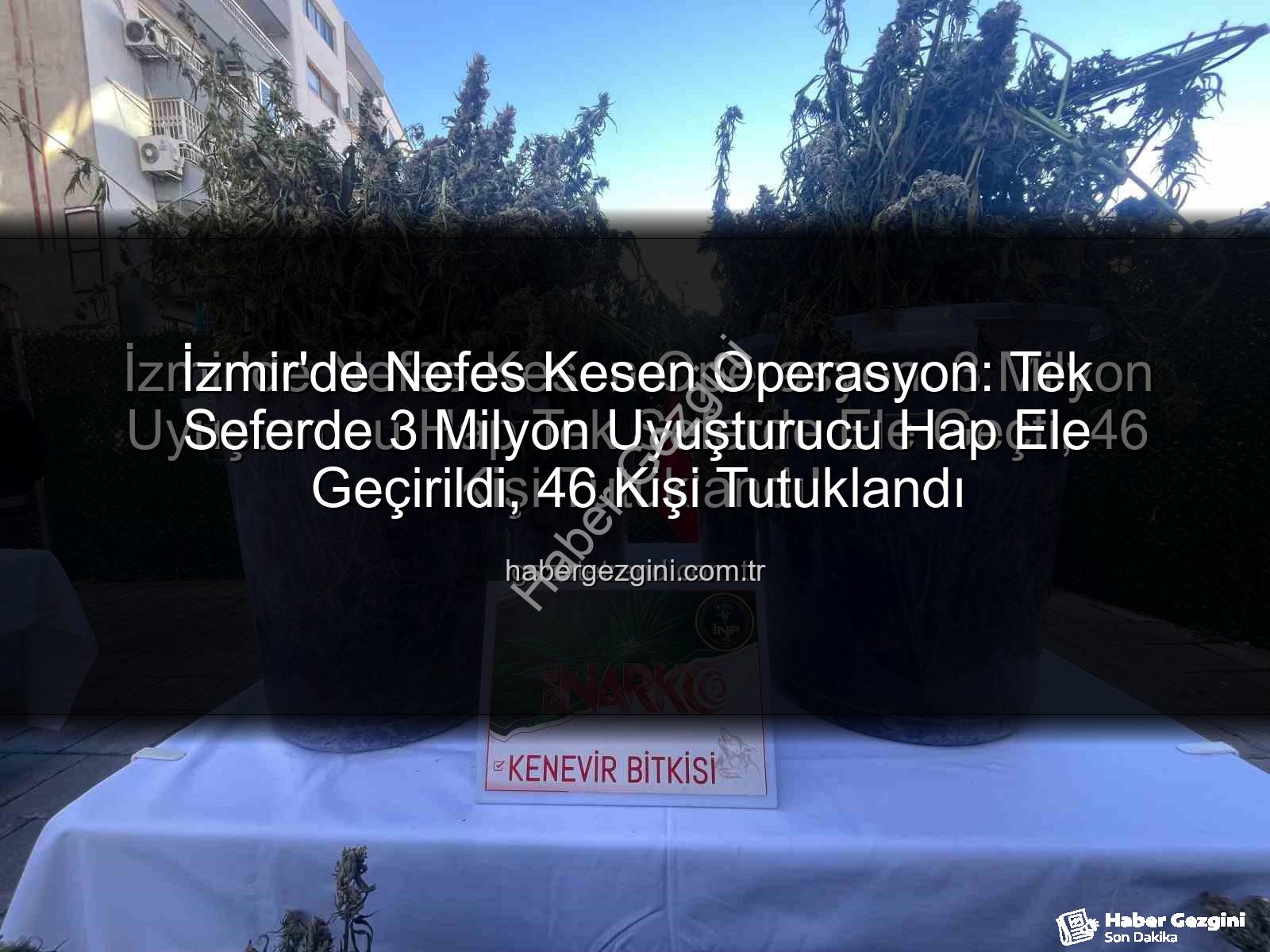 uyuşturucu hap - İzmir'de Nefes Kesen Operasyon: Tek Seferde 3 Milyon Uyuşturucu Hap Ele Geçirildi, 46 Kişi Tutuklandı