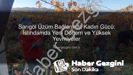 Sarıgöl Üzüm Bağlarında Kadın Gücü: İstihdamda Yeni Dönem ve Yüksek Yevmiyeler