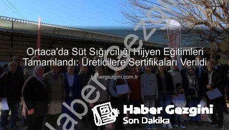 Ortaca’da Süt Sığırcılığı Hijyen Eğitimleri Tamamlandı: Üreticilere Sertifikaları Verildi